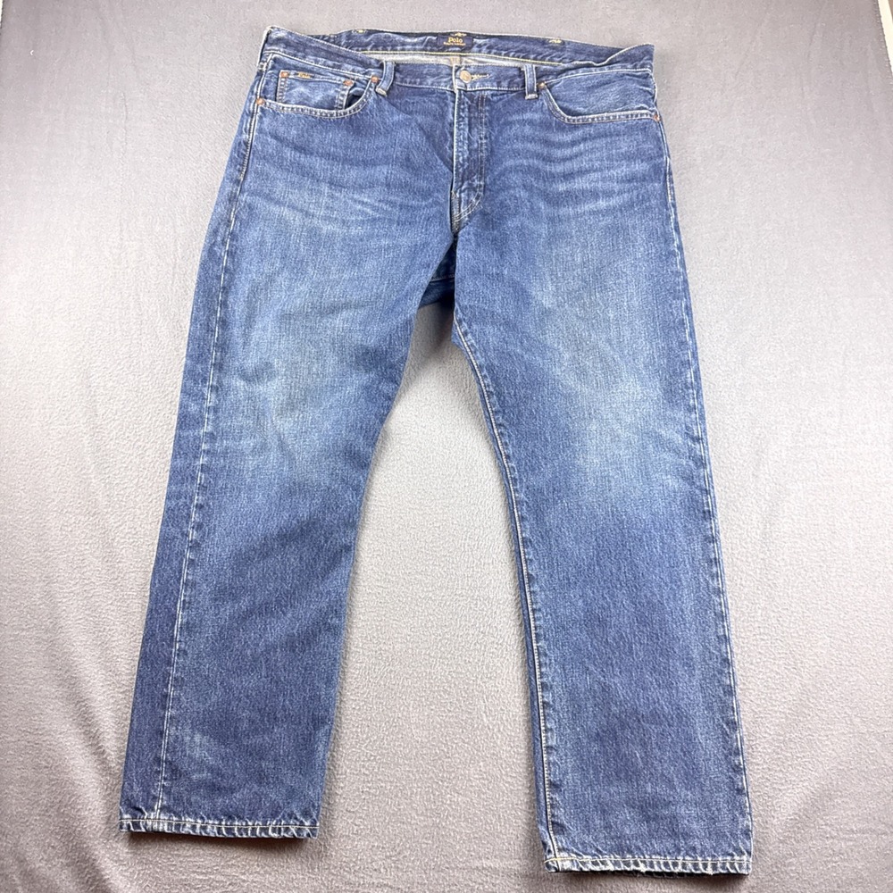 Polo Ralph Lauren Hampton Jeans Men's 38x30 (Fits 41) Blue Relaxed Straight